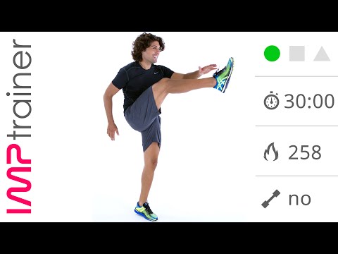 Allenamento Cardio Brucia Grassi di Facile Esecuzione (Gambe, Glutei e Addome)