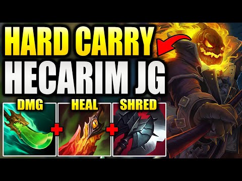 How to HARD CARRY Solo Q With HECARIM JUNGLE — Even When Early Invaded