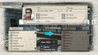 Valkyria Chronicles 4 all DLC Characters