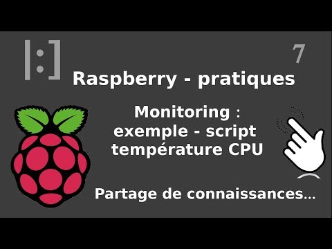 Raspberry Pi 7 Monitoring prometheus ex script température CPU