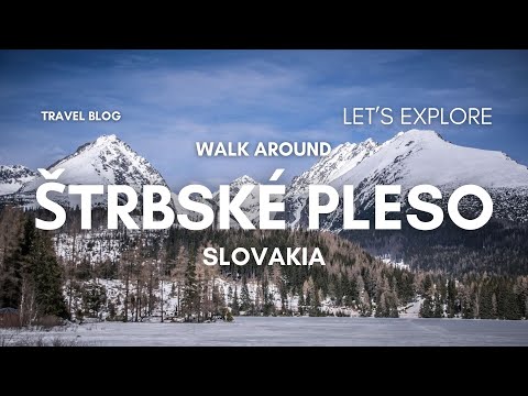 Walk around the Štrbské Pleso Ski Resort - Slovakia 2025 Winter Sunny Day