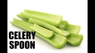 Making Celery Spoons