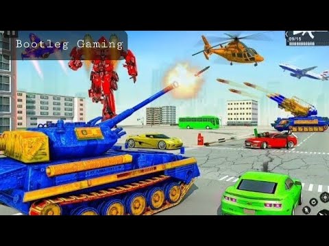 Army Tank Robot Car Game-Android Gameplay