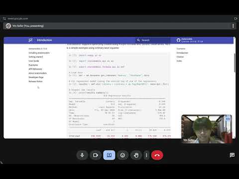 Statistics Library In Python Statsmodels