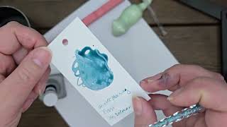 Morning Frost Ink Review Van Dieman's Winter Morning Frost Fountain Pen Ink