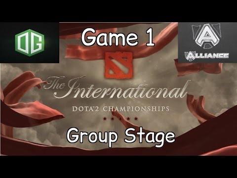 OG vs Alliance - Game 1 - TI6 Group Stage - Highlights