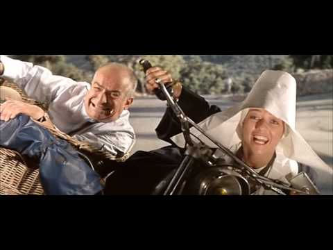 Louis de Funes - Le gendarme se marie (nun and moto)