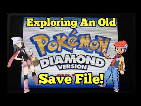 Exploring An Old Pokémon Diamond Save File!