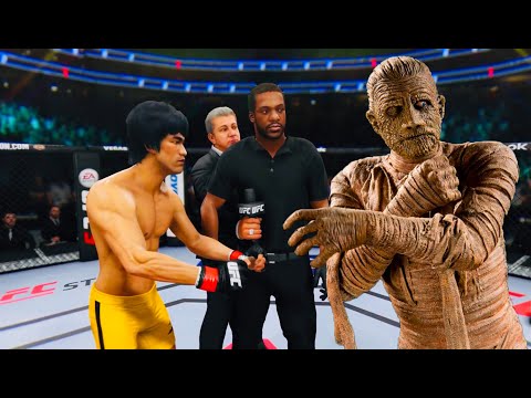 🔥  Bruce Lee vs.  The Mummy (EA Sports UFC 4)
