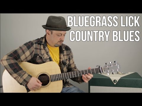 Bluegrass Guitar Licks - Country Blues Guitar Lesson