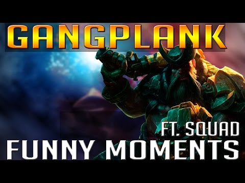 Gangplank bot lane, Troll Jonny (Funny Moments)