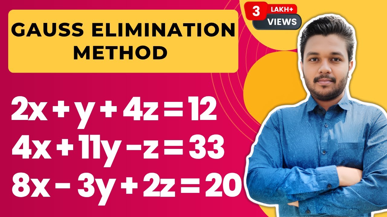 Gauss Elimination Method | System of Equation | Engineering maths | Mathspedia |