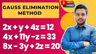 Gauss Elimination Method | System of Equation | Engineering maths | Mathspedia |