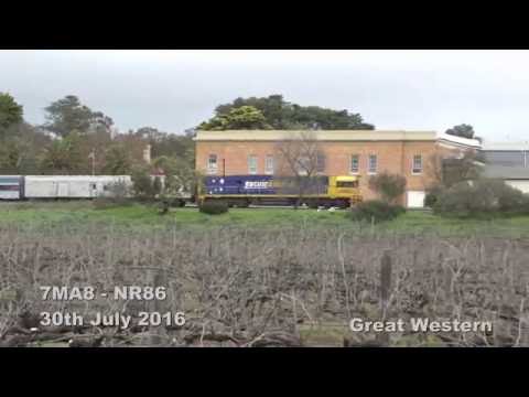 7MA8 (The Overland)  - NR86 Great Western  30th July 2016