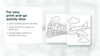 Busy Wheels Coloring Pages | Vehicle Coloring Pages | Printable PDF | Etsy | 09