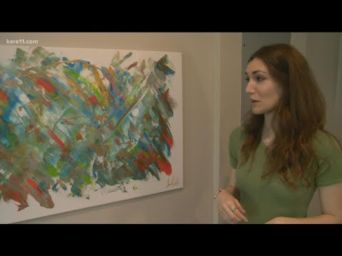 Artist with a rare neurological condition sees and paints sounds