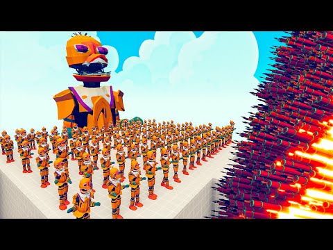 100x WITHERED СHICA + 1x GIANT vs EVERY GODS - Totally Accurate Battle Simulator TABS