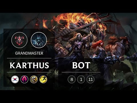 Karthus Bot vs Ezreal - KR Grandmaster Patch 9.4