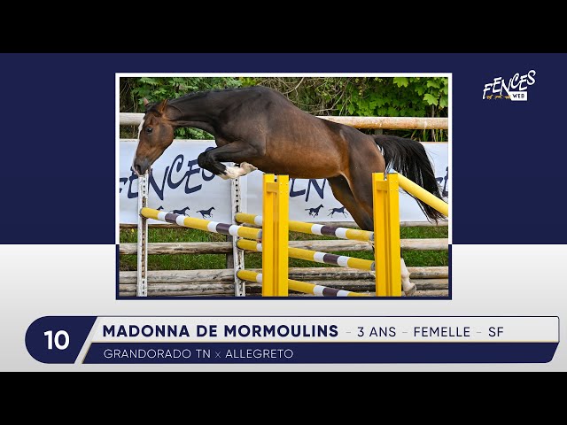 3 ans femelle Grandorado X Allegreto