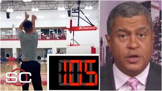 Steph Curry hits 105 consecutive 3-pointers after Warriors&#39; practice | SportsCenter