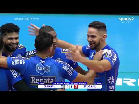 VÔLEI RENATA x SESI BAURU  |  SUPERLIGA MASCULINA DE VÔLEI 2025