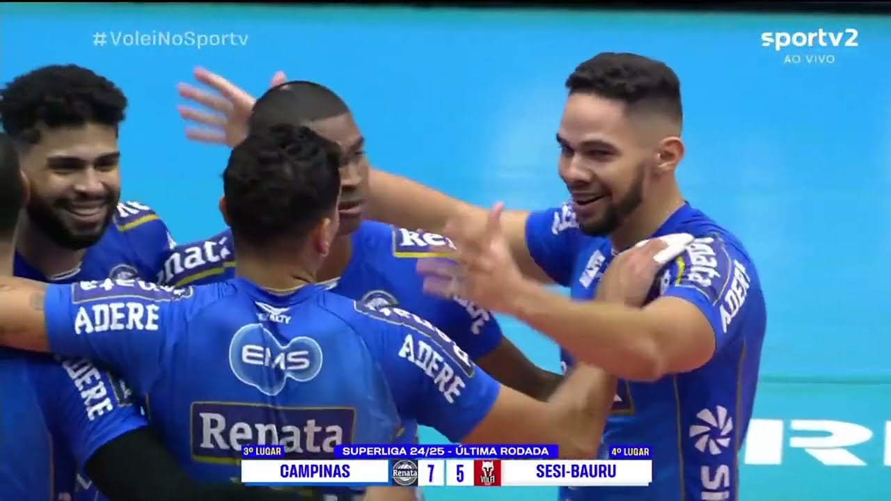 VÔLEI RENATA x SESI BAURU  |  SUPERLIGA MASCULINA DE VÔLEI 2025