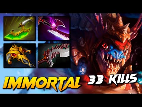 Slark Immortal Shark 33 KILLS - Dota 2 Pro Gameplay [Watch & Learn]