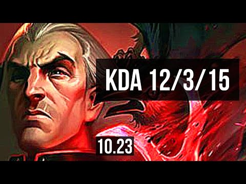 SWAIN vs VIKTOR (MID) | 12/3/15, Rank 8 Swain, 300+ games, Dominating | EUW Grandmaster | v10.23