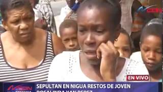 Sepultan en Nigua restos de joven Rosalinda Yan Pérez