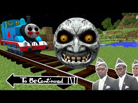 Thomas THE TANK ENGINE.EXE vs SCARY MOON in Minecraft - Coffin Meme