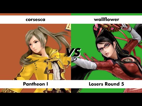 corsesca (Robin) vs wallflower (Bayonetta) - Pantheon I Losers Round 5