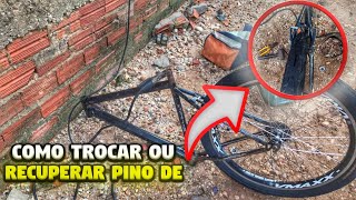 COMO TROCAR OU RECUPERAR PINO DE FREIO😍🔥😱