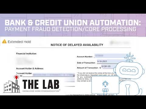 Automated Fraudulent Check Payment Denial and Extended Hold AI & RPA Automation Bank/Credit Union