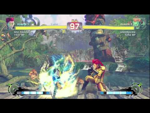 SSF4: Shin Kikoushou (Viper) VS silentXpickle (Blanka)