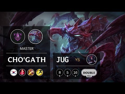 Cho'Gath Jungle vs Elise - KR Master Patch 9.14