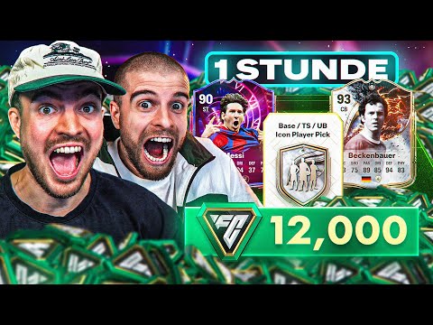 INCREDIBLE ICON PULL 💥 WHO can achieve MORE in 1 HOUR with €100 in FC 26 🔥🤯