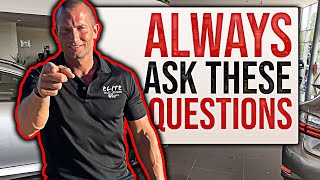 Questions to ALWAYS ask on the car lot as a Car Salesman - Car Selling Tips