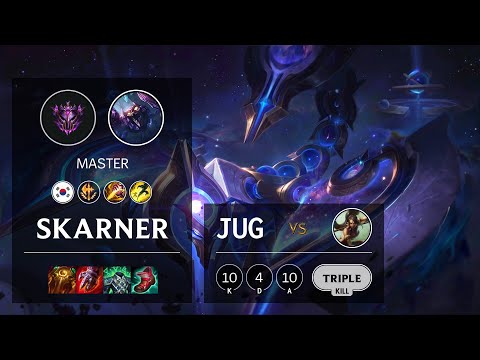 Skarner Jungle vs Nidalee - KR Master Patch 11.24b