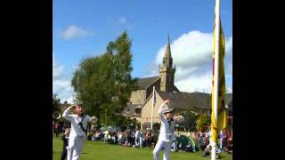 preview picture of video 'Scottish Highland Games Ceres Fife Scotland'