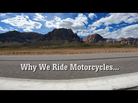 Why we ride Motorcycles...