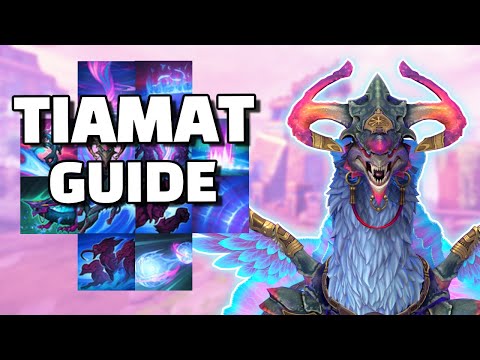 How To Handle A God With 11 Abilities! SMITE Tiamat Guide: Abilities & Leveling Order