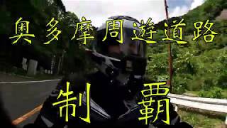 【モトブログ】奥多摩周遊道路ワインディング後編【走行動画】