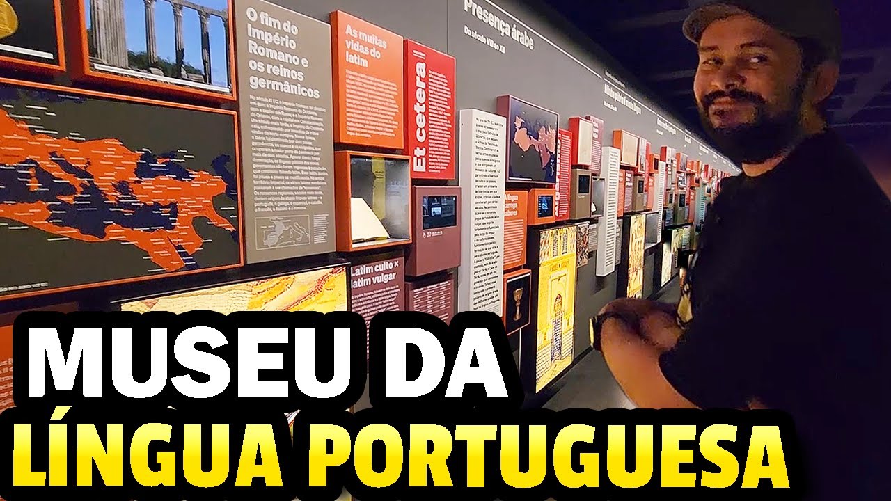 Fui ao novo MUSEU DA LÍNGUA PORTUGUESA