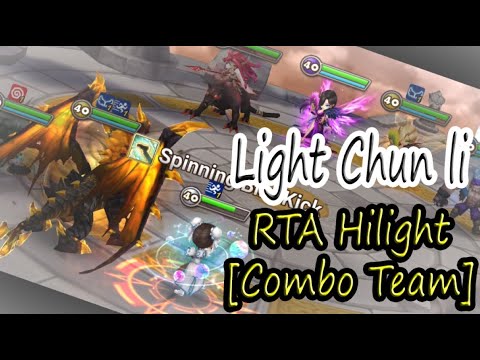 Light Chun li RTA Hilight [ Combo Team ] - Summoners War 2021 | Zen SMW