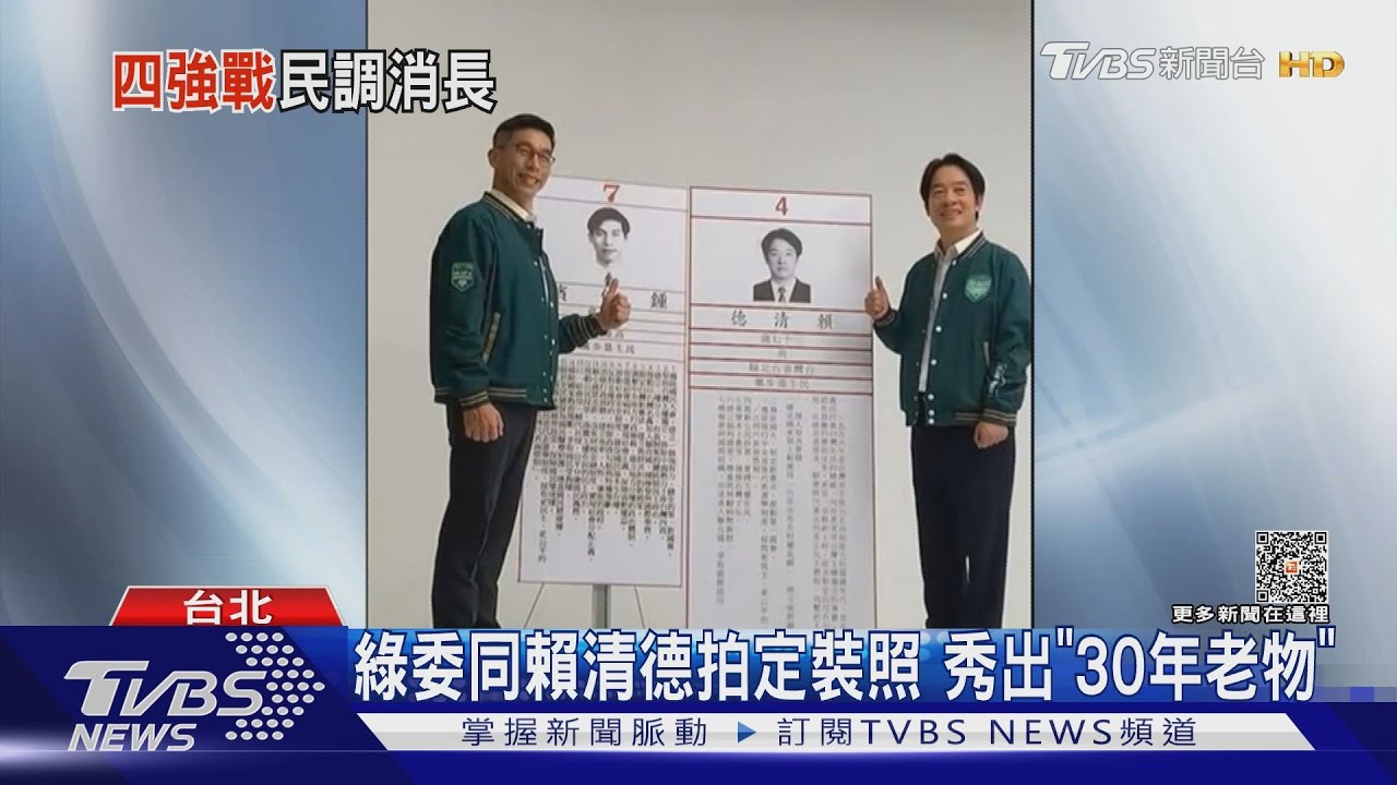 天花板破了?賴民調領先柯侯郭 但低於35%