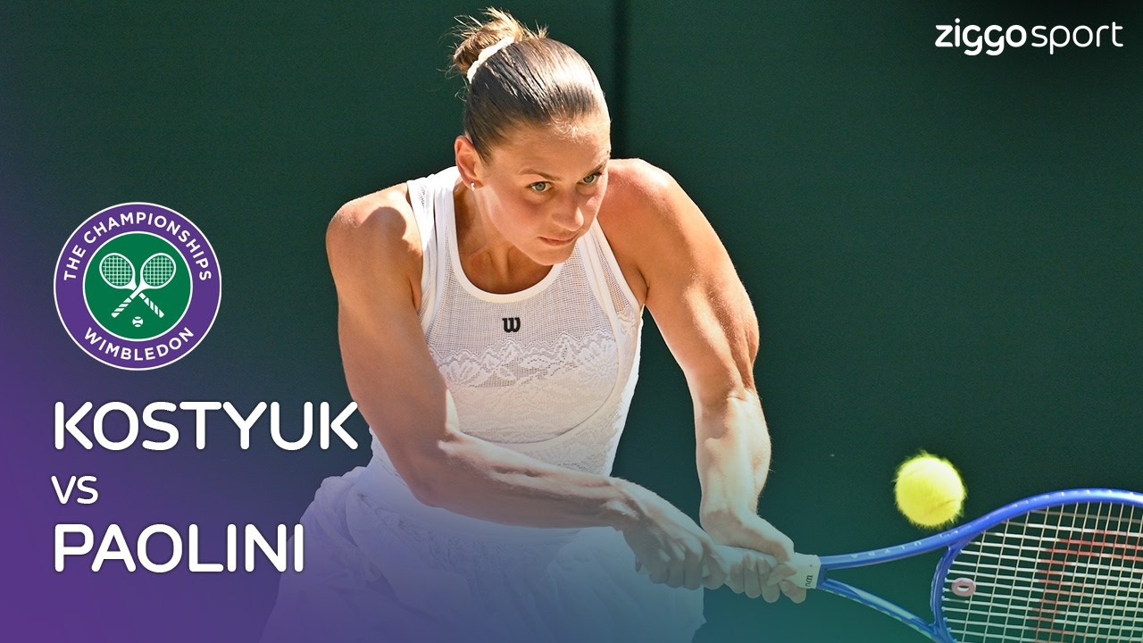 KOSTYUK SCHRIJFT HISTORIE OP WIMBLEDON!! 🤩✨ | Kostyuk vs Paolini | Wimbledon 2026