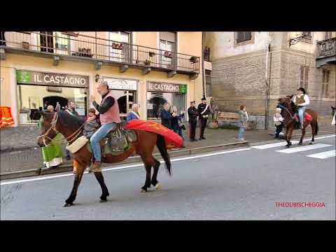 FIERA DI SAN. LUCA A DEMONTE CON SFILATE VARIE E TRANSUMANZA FINALE CON MUCCHE. DOM. 13 - 10 - 2024.