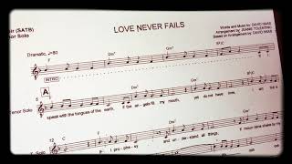 Love Never Fails alto