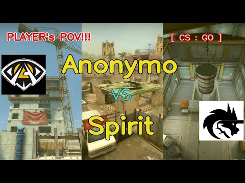 Anonymo vs Spirit Highlights /  at PGL Major Antwerp 2022 Europe RMR B