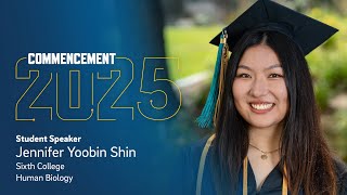 Jennifer Yoobin Shin: UC San Diego Commencement 2025 Student Speaker